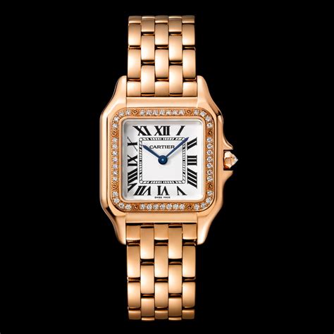 montre panthere de cartier|cartier panthere watch with diamonds.